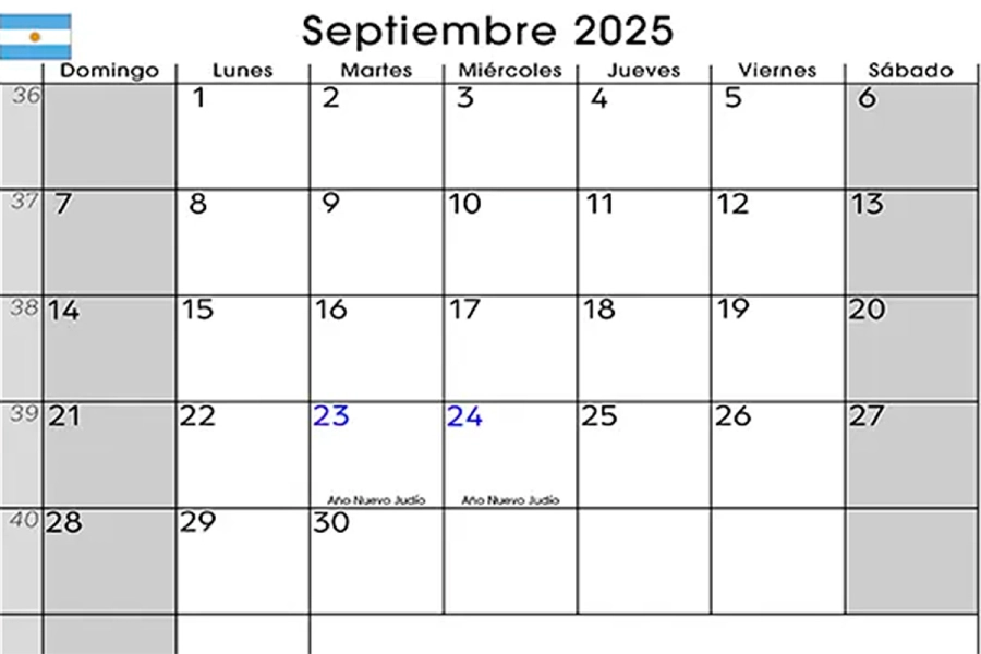 Septiembre sin feriados nacionales. Foto: michelzbinden