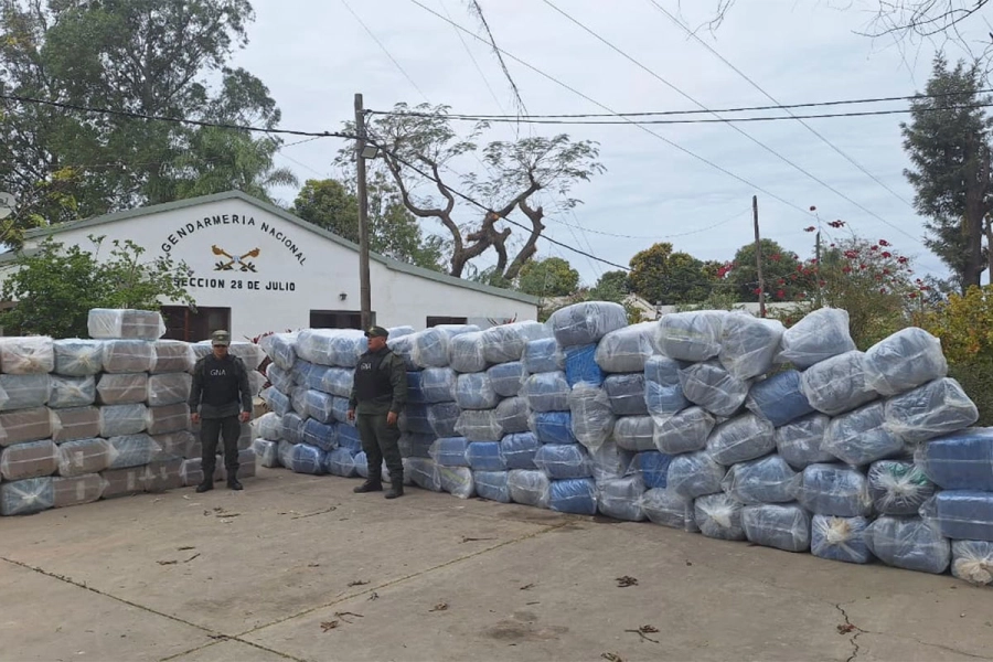 Operativo con dron en Salta. Gendarmer&iacute;a Nacional