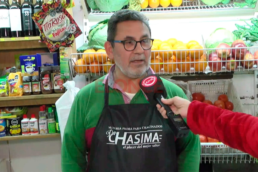 Mario Sarli, del Centro de Almaceneros. Foto: Elonce.