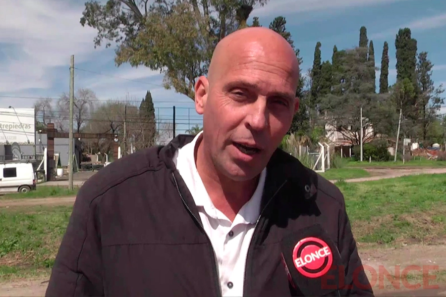 Ariel Weiss, intendente de Colonia Avellaneda (foto Elonce)