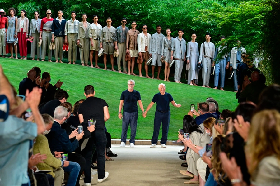 Leo Dell'Orco y Giorgio Armani, compa&ntilde;eros, socios y pareja durante dos d&eacute;cadas.