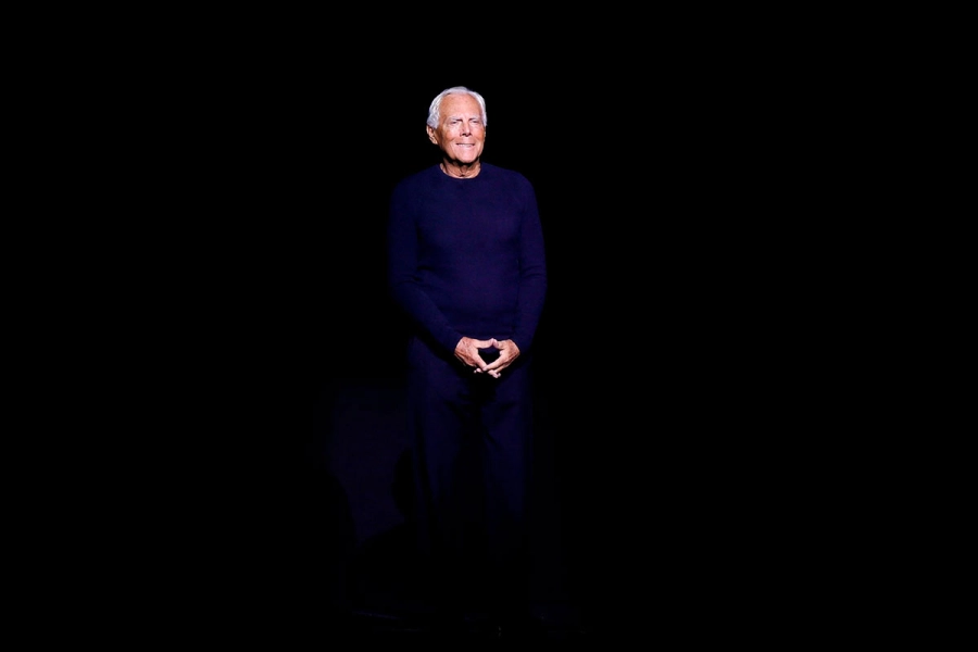 Giorgio Armani tuvo 50 a&ntilde;os de éxito ininterrumpido con su casa de moda. (AP)