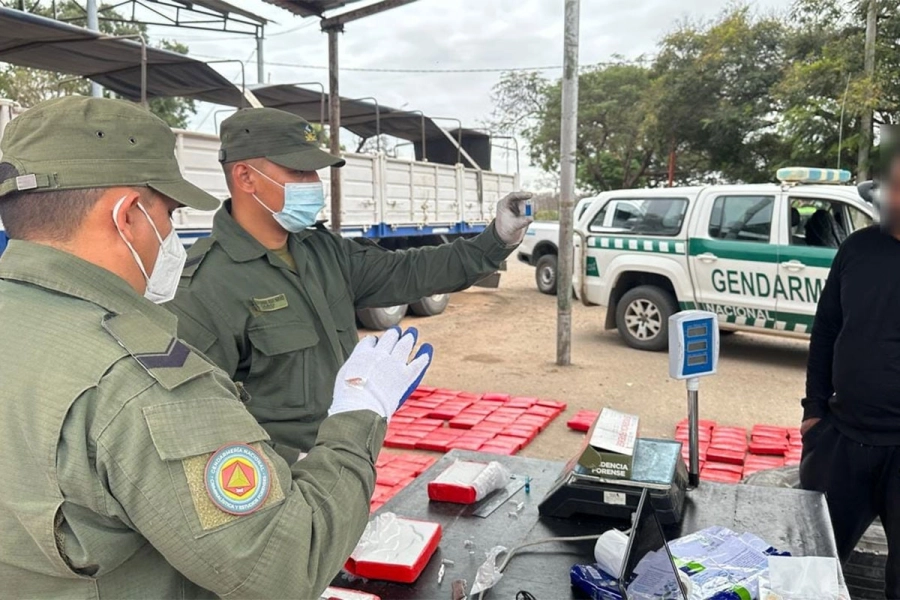 Incautan gran cantidad de coca&iacute;na. Gendarmer&iacute;a Nacional