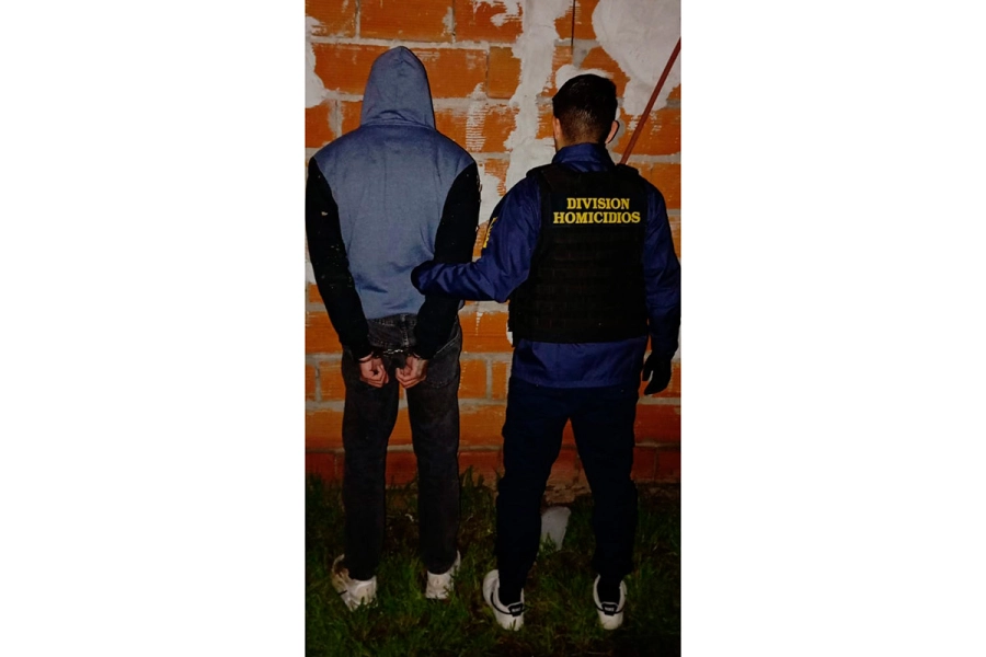 Detenido en Paran&aacute; (foto Polic&iacute;a de Entre R&iacute;os)