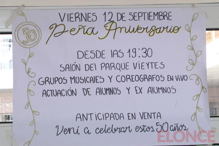 Pe&ntilde;a Almuerzo para cerrar los festejos