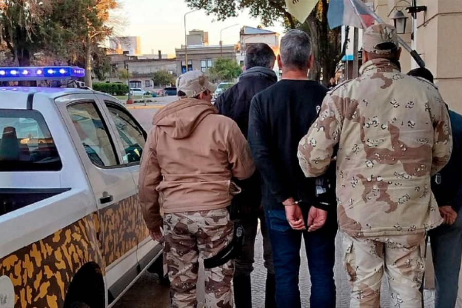 Tres personas fueron detenidas. (Polic&iacute;a de Entre R&iacute;os)