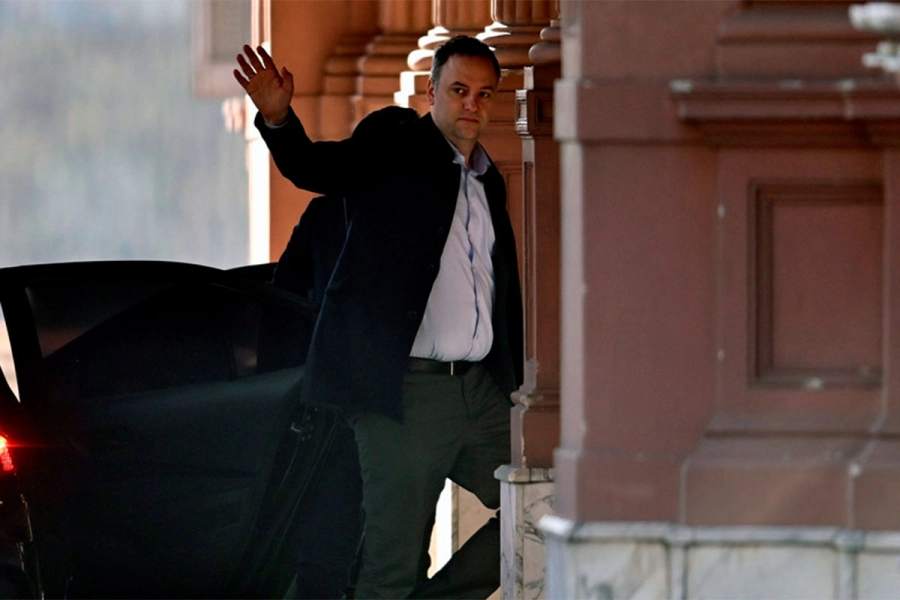 Manuel Adorni, vocero presidencial.