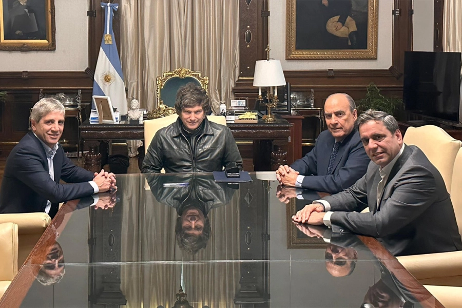 Caputo, Milei, Francos y Catal&aacute;n