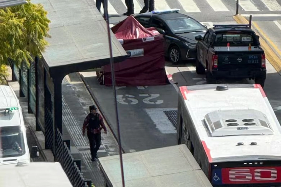 El lugar donde muri&oacute; la docente universitaria. Foto: La Naci&oacute;n.