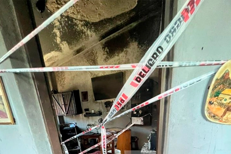 Incendio en Gualeguaych&uacute; (foto Diario El D&iacute;a)