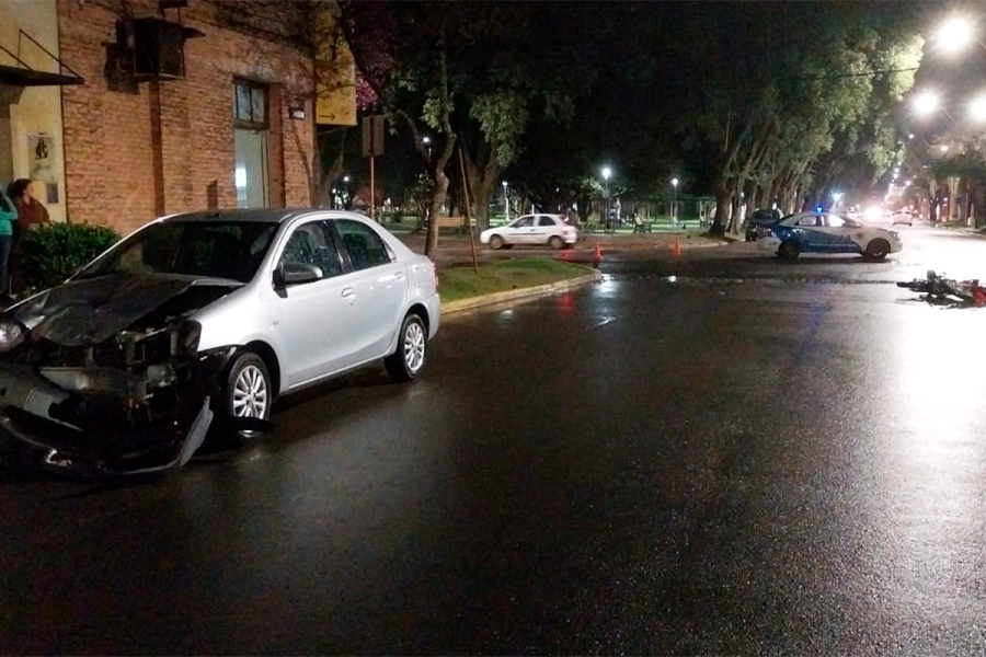 Accidente de tr&aacute;nsito en Federal (foto Polic&iacute;a de Entre R&iacute;os)