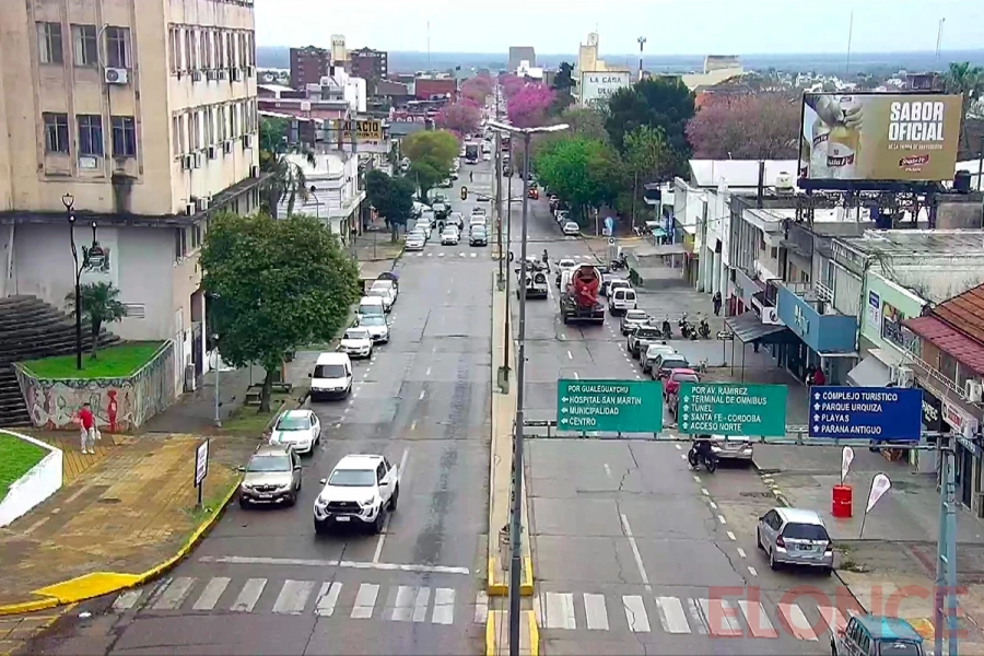 Fue un lunes inestable y con alerta en una zona de Entre R&iacute;os (foto Elonce)
