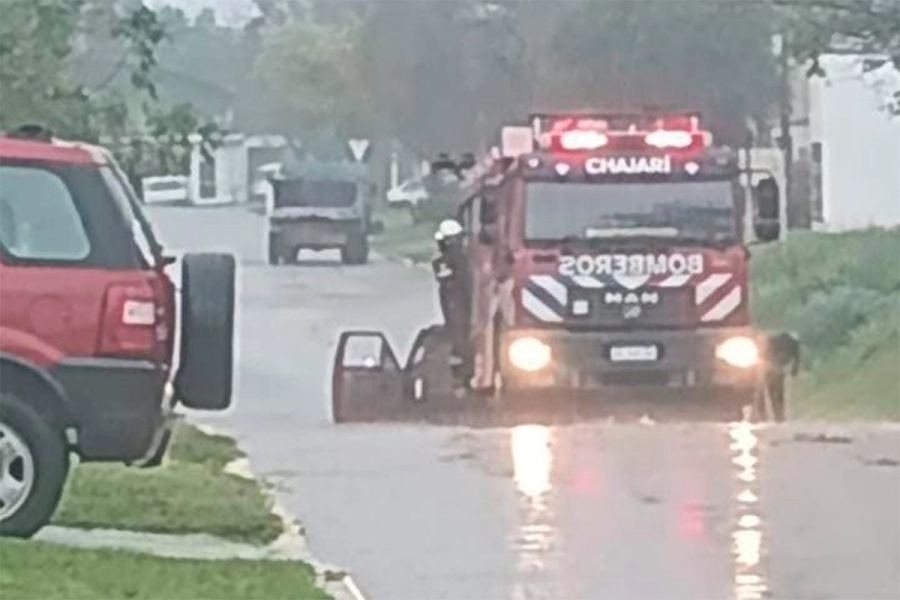 Lluvias en Chajar&iacute; (foto Chajar&iacute; al d&iacute;a)