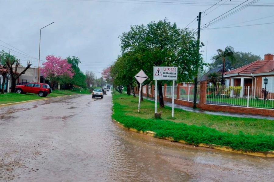 Lluvias en Chajar&iacute; (foto Chajar&iacute; al d&iacute;a)