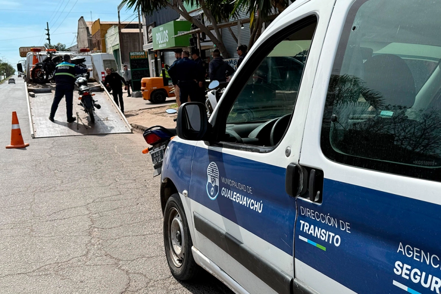 Controles vehiculares en Gualeguaych&uacute;