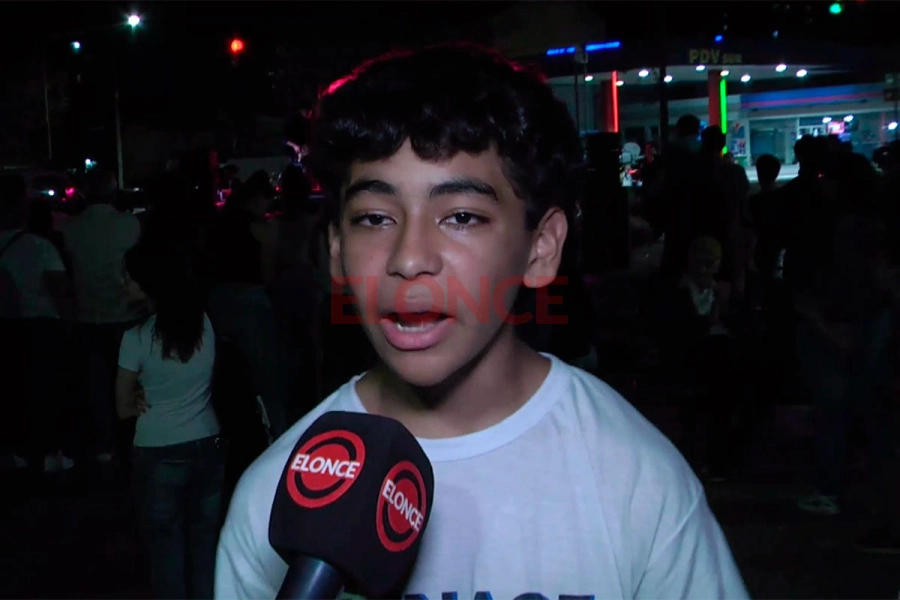 Samuel, de 15 años, presente en el festival. Foto: Elonce.