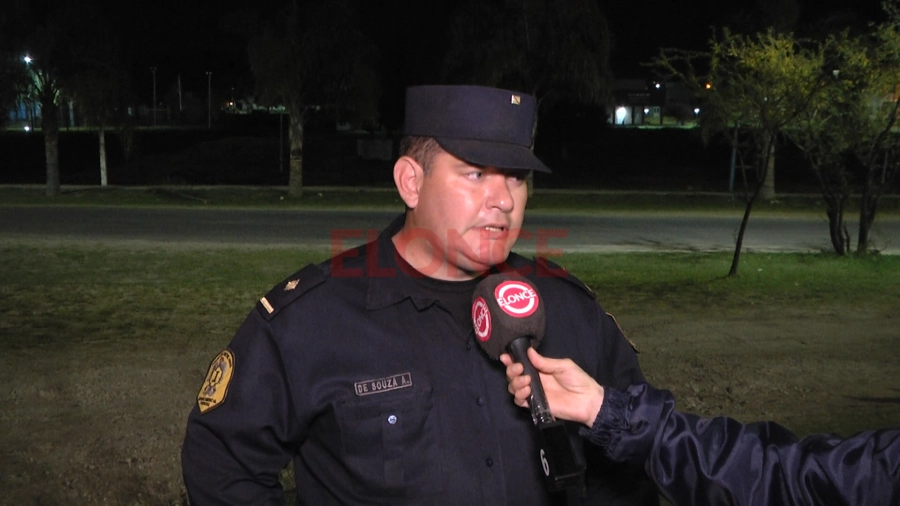 Alexis de Souza, subjefe de la Comisar&iacute;a Décimo Cuarta. Foto: Elonce.