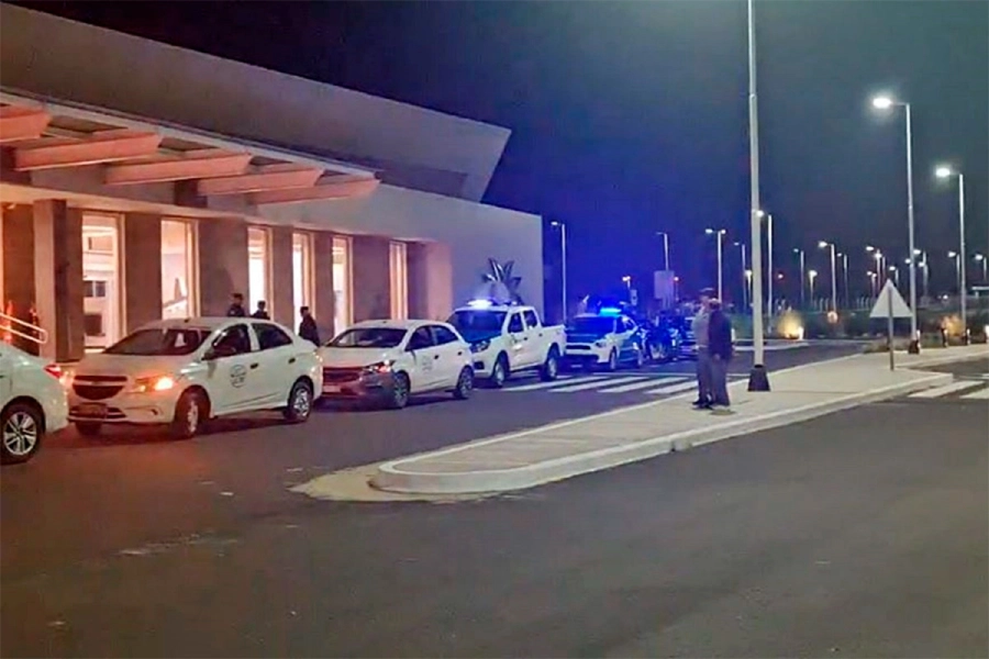 Operativo a&eacute;reo por ablaci&oacute;n de &oacute;rganos en Concordia (foto Diario R&iacute;o Uruguay)