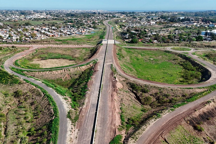 Nueva circunvalaci&oacute;n a Paran&aacute; sobre Ruta Nacional 12 (foto Municipalidad de Paran&aacute;)
