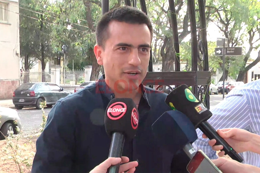 David C&aacute;ceres, viceintendente de Paran&aacute;. Foto: Elonce.