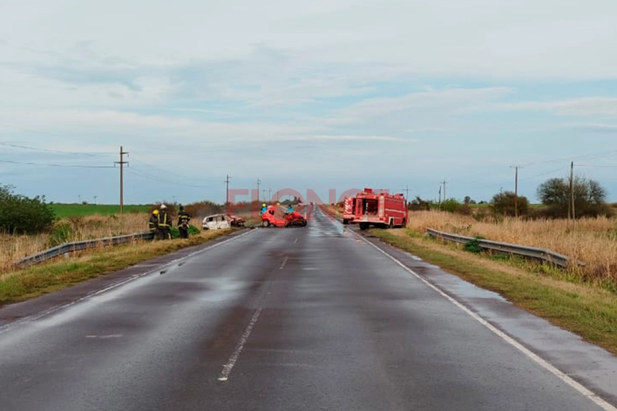 Accidente fatal en Larroque (foto Elonce)