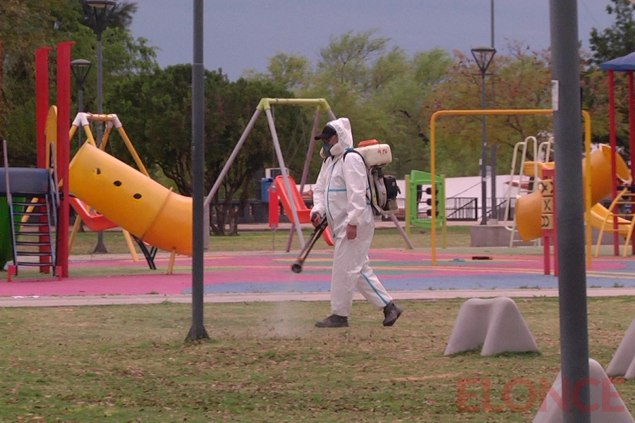 Fumigaci&oacute;n contra mosquitos (foto Elonce)