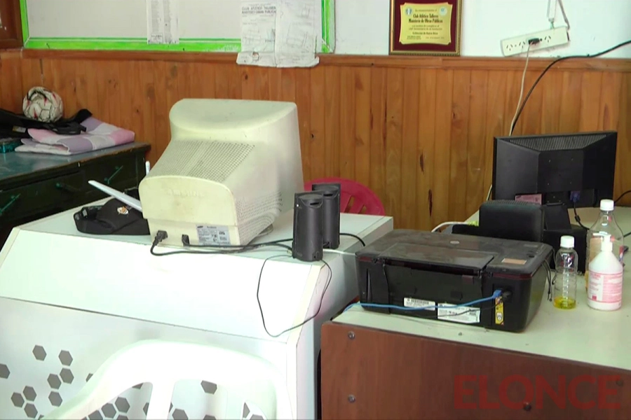 Robo en instalaciones de Club Ministerio (foto Elonce)