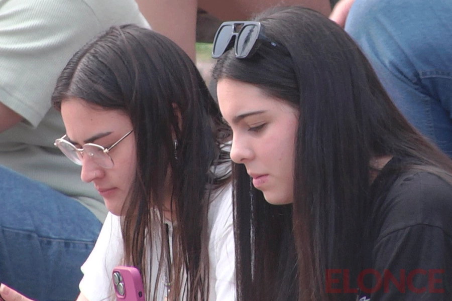 Estudiantes participaron del simulacro.