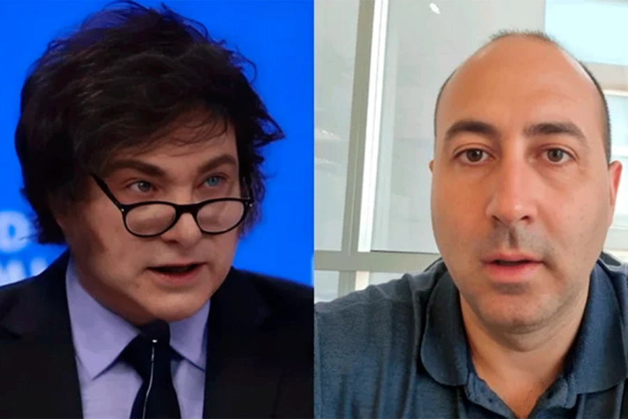 Javier Milei y Fernando Cerimedo.