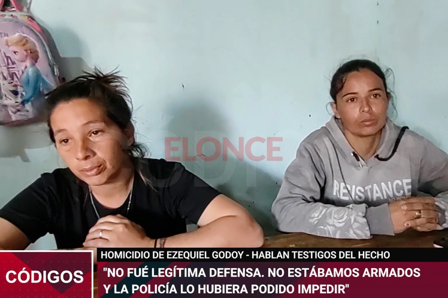 Las hermanas de Exequiel Godoy (foto C&oacute;digos / Elonce)