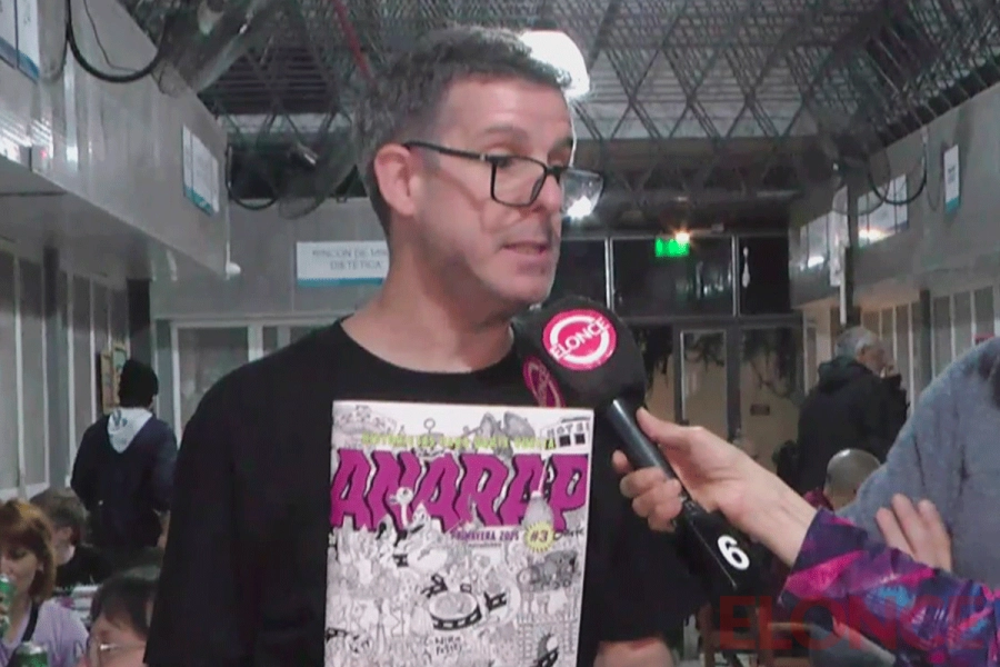 Maximiliano Sanguinetti, editor de la revista Anarap.