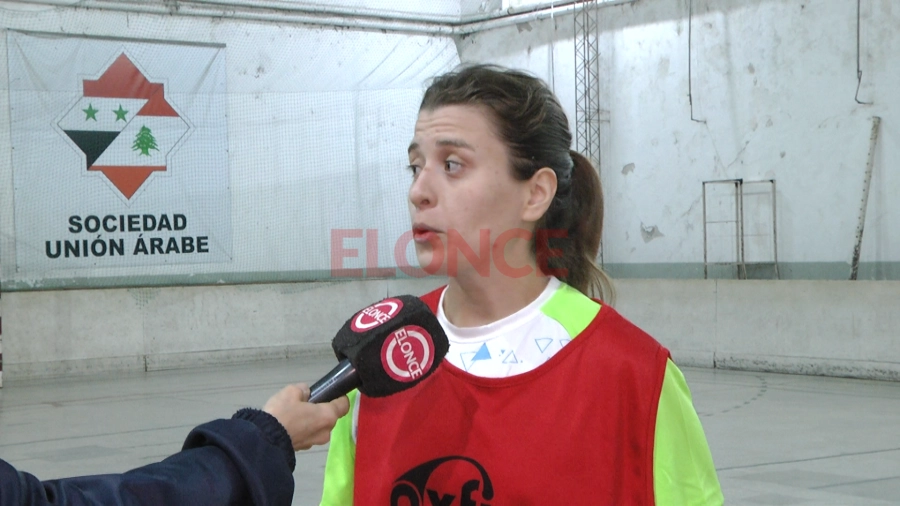 Candela Mendoza, arquera del equipo. Foto: Elonce.