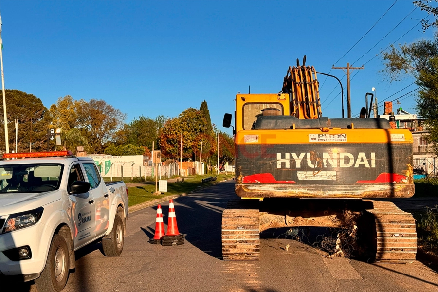 Cortan calle Ambrosetti- Cuerpo de Inspectores de Tr&aacute;nsito