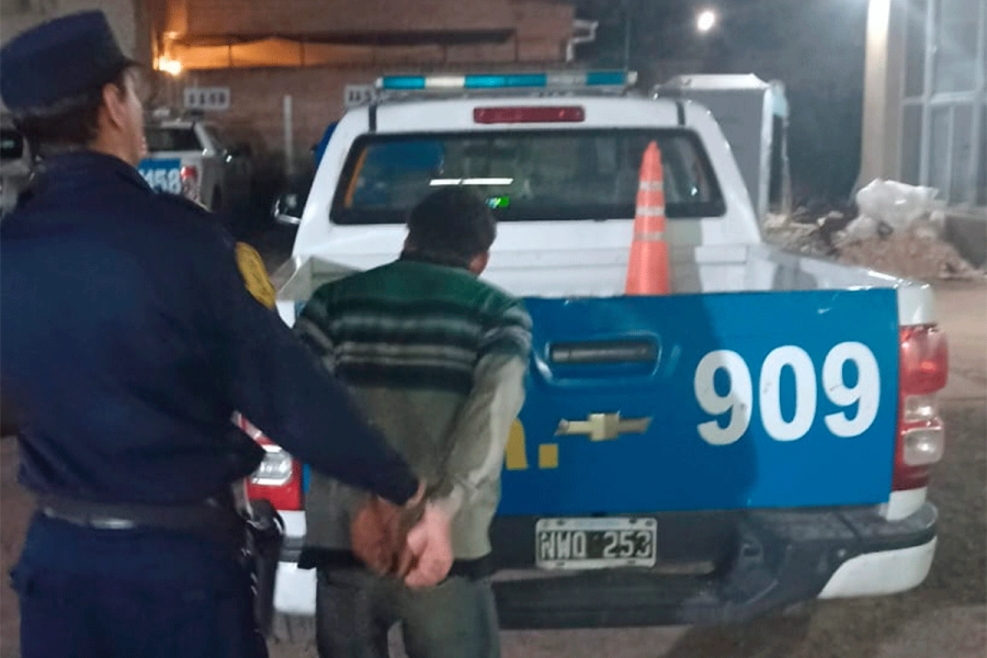 Detenido tras agredir a su madre.