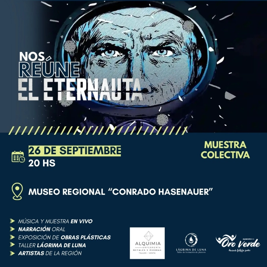 Muestra inspirada en El Eternauta en Oro Verde