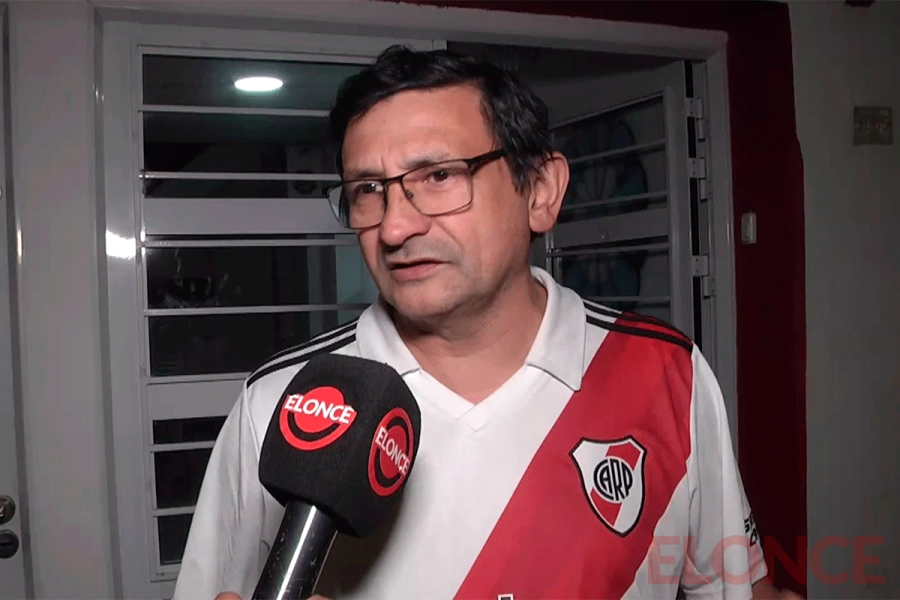 Freddy Monjes, integrante de la Filial River Paran&aacute;