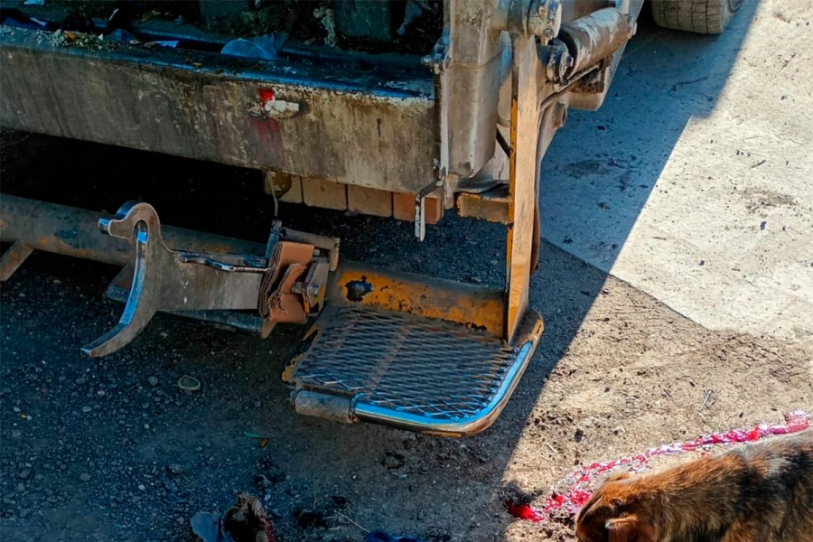 Accidente laboral (foto Bomberos Voluntarios de Paran&aacute;)