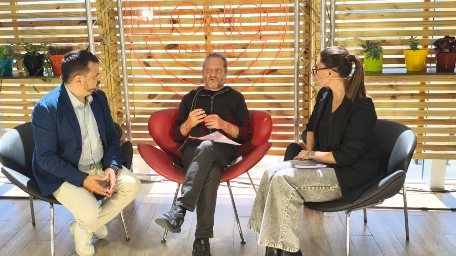 Dar&iacute;o Sztajnszrajber en el Streaming de Elonce (foto Elonce)