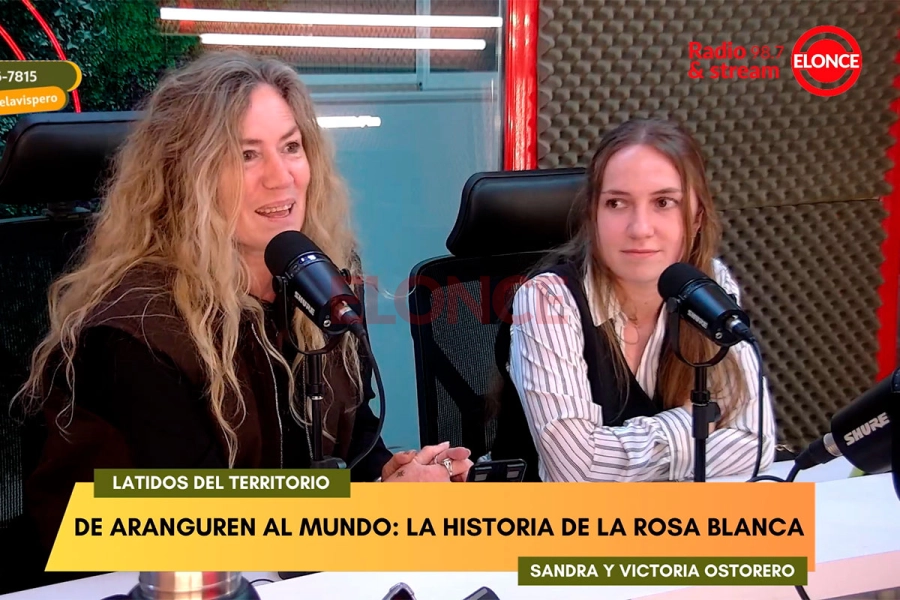 Sandra y Victoria Ostorero contaron la historia de La Rosa Blanca. Foto: Elonce.