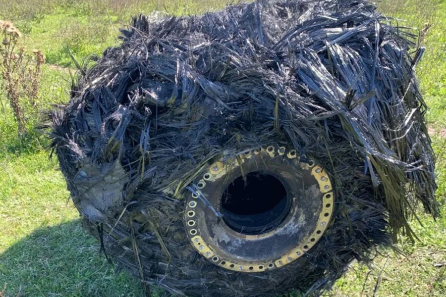 As&iacute; se encuentra el objeto. Foto: Diario Chaco.