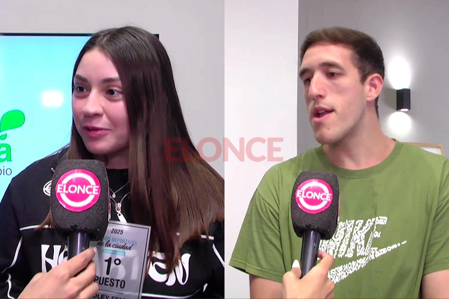 Sol y Franco, ganadores en los Juegos Deportivos de la Ciudad (foto Elonce)