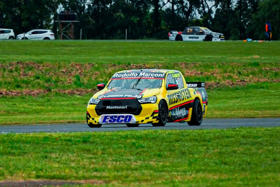 El "Gurí" volvió a subirse a una camioneta del TC Pick Up. Foto: 555 Agencia MKT.