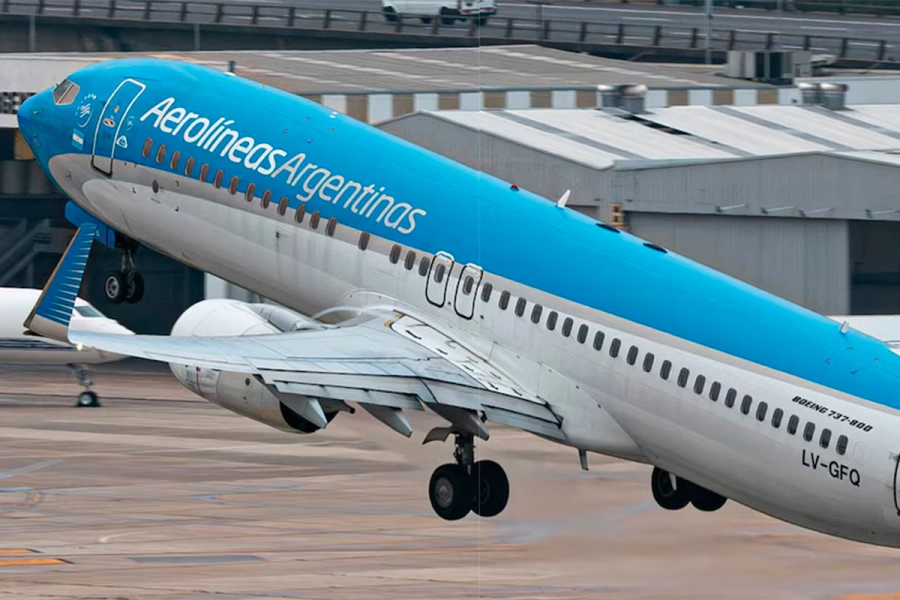 Avi&oacute;n de Aerol&iacute;neas Argentinas. Foto: Archivo.