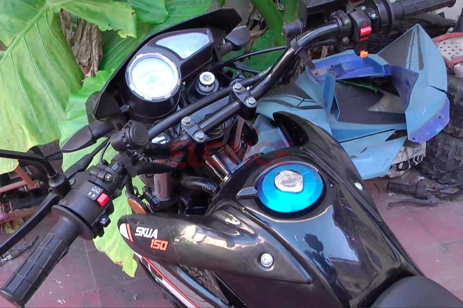 Moto secuestrada en Paran&aacute; (foto Elonce)