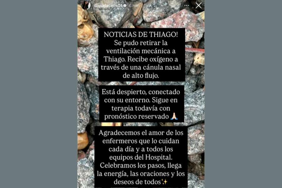 El comunicado de Daniela Celis.