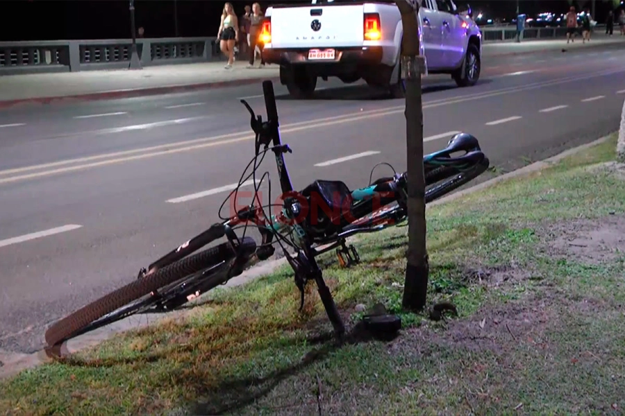 La bicicleta afectada. Foto: Elonce.