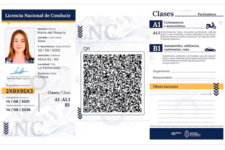 La nueva Licencia Nacional de Conducir no tiene vencimiento pero s&iacute; una actualizaci&oacute;n de estado psicof&iacute;sico del titular.