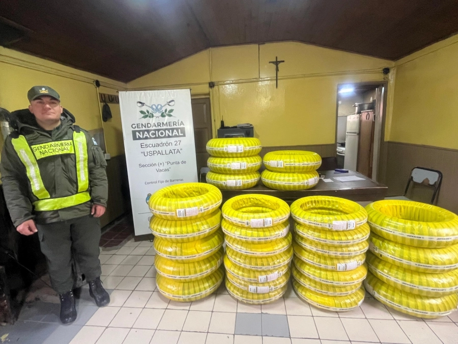 Más de lo incautado. Foto: Gendarmer&iacute;a Nacional.
