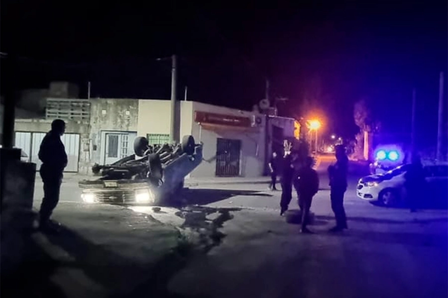 Conductor ebrio volc&oacute; su camioneta en Victoria: ten&iacute;a 2,03 de alcohol en sangre