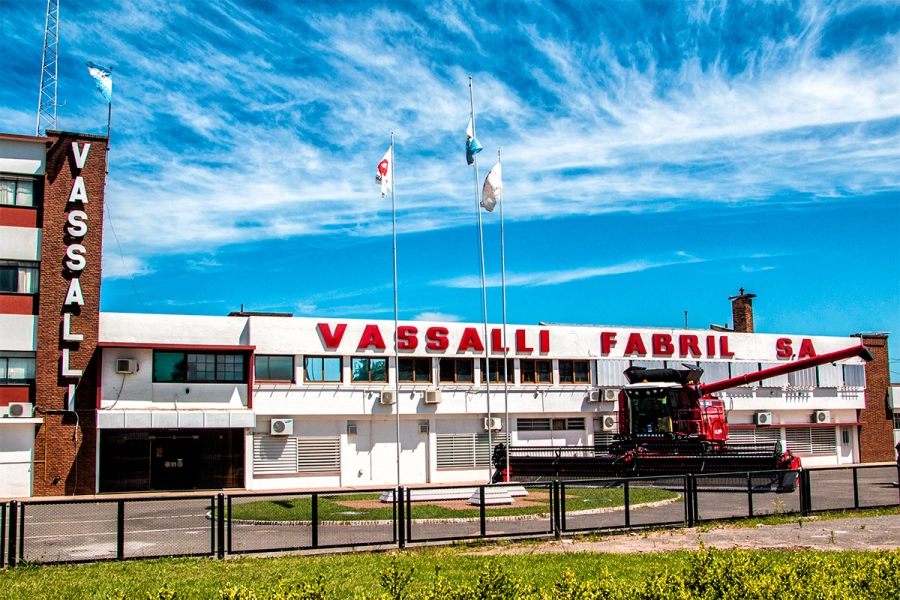 Fábrica de cosechadoras agrícolas Vassalli, ubicada en la ciudad de Firmat